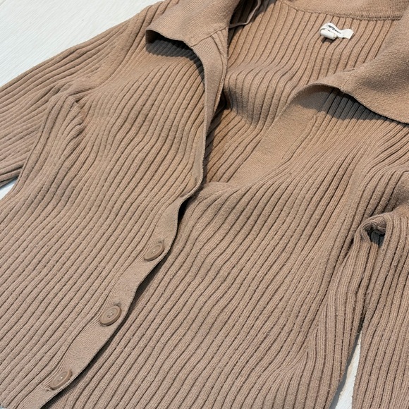 Aerie Brown Ribbed Knit sweater Set - Picture 9 of 9